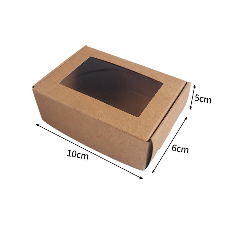 

10 шт. оптовая продажа утолщенная бумажная подарочная коробка упаковка для конфет на день рождения кексы коробки упаковка для мыла ручной работы коробки из крафт-бумаги