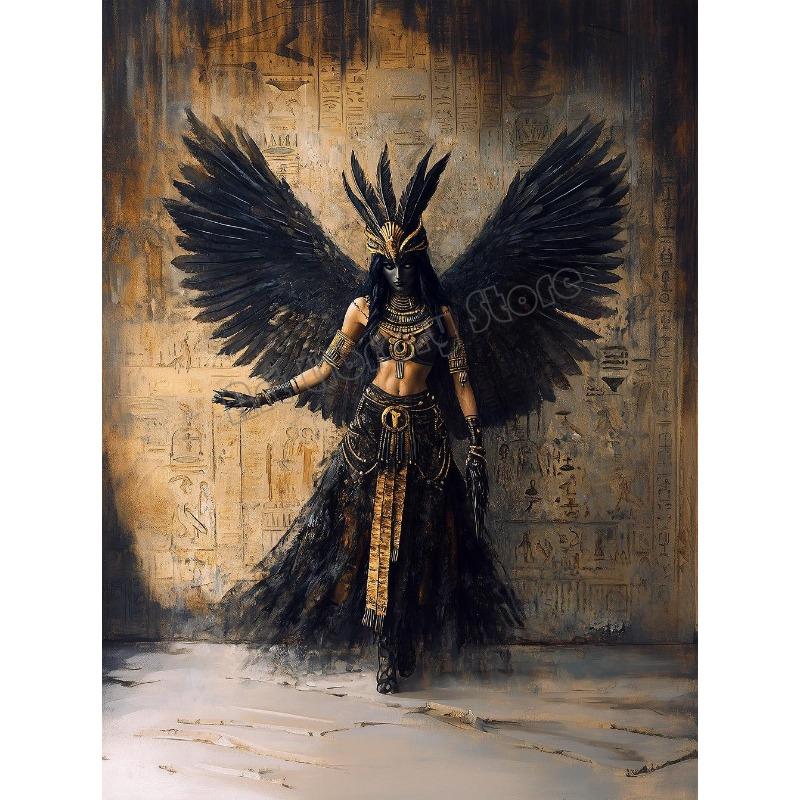 Dark Goddess Gaia/Hecate Greek Mythology Norse Witch Magic Gothic Fantasy Poster Canvas Painting Wall Art Pictures Home Decor