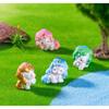 (4Pcs Magical Unicorn Miniature) Miniature Showpiece Set for Home Decor,Car Dashboard,Valentine,Living Room,Gifts Figurines,Cake Decoration Items