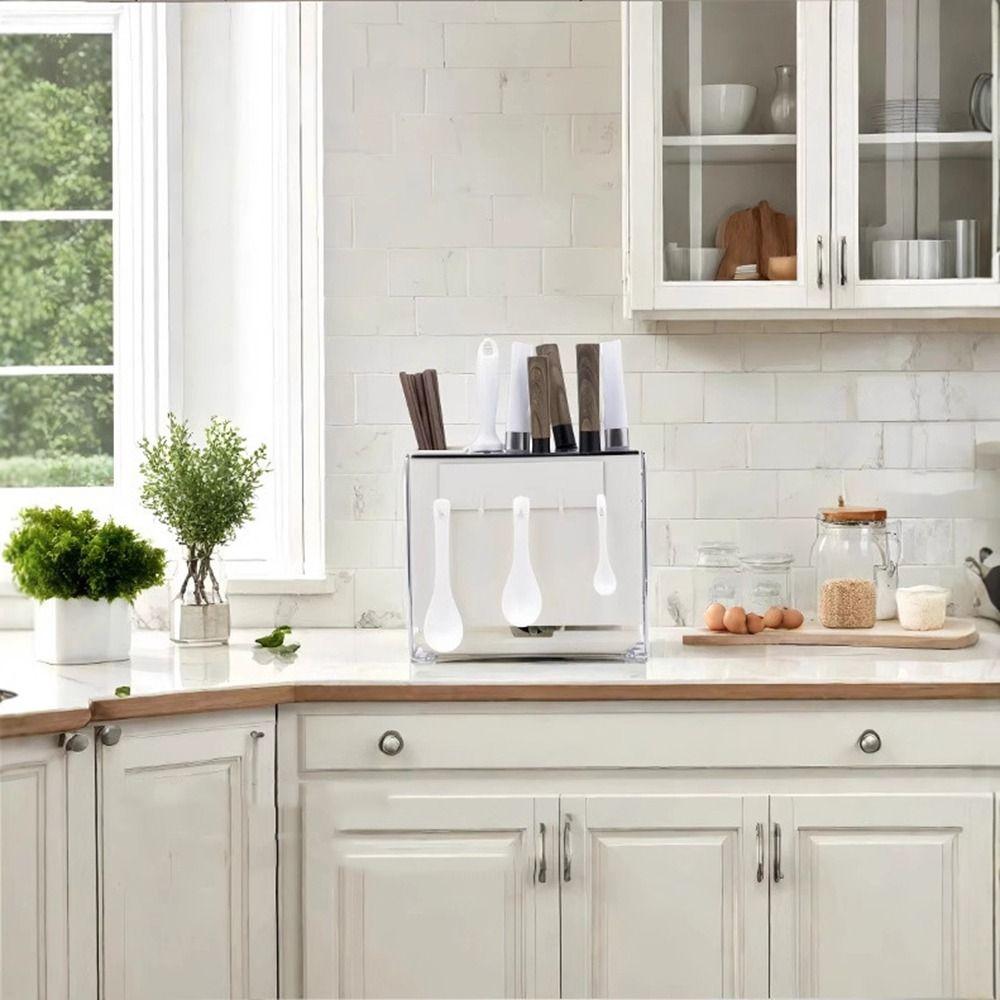 Carbon Steel Kitchen Cutter Rack Rust-proof Cutting Board Storage Rack  Countertop