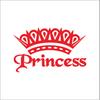 Cute  Pink Princess Crown Vinyl Sticker Car Window Decoration, Elegant Lady Girls Car Decals Laptop Stickers Decor