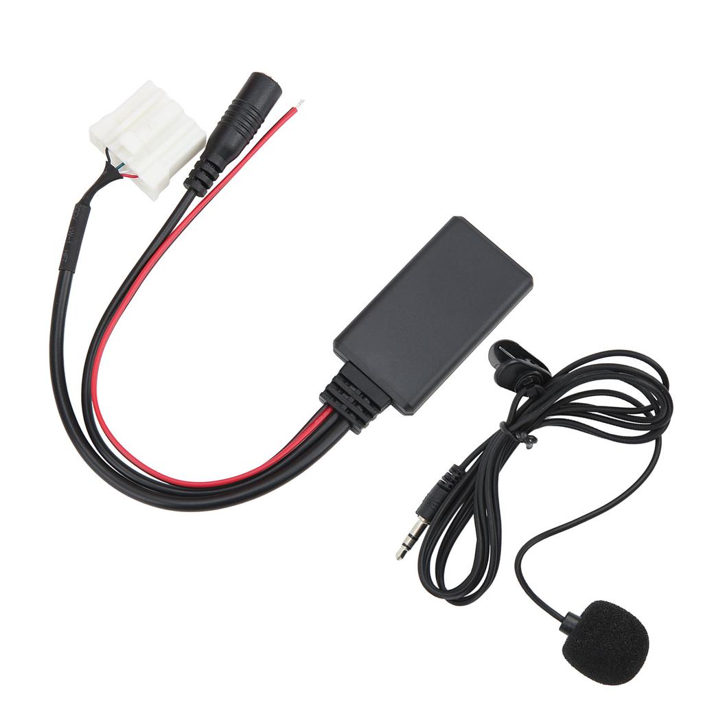 150cm Car Bluetooth5.0 Wireless Module AUX IN Adapter Handsfree Mic Replacement for Mazda 2 3 5 6