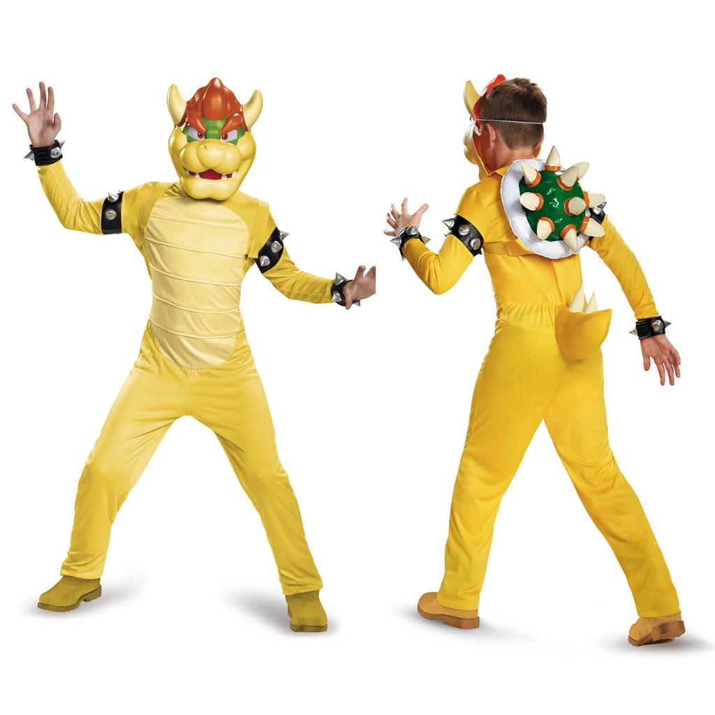 Cosplay Costume for Popular Bowser Halloween Deluxe Costume Mario Video Boys (Super Mario) (Super Game)