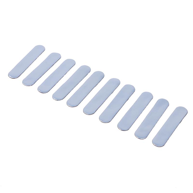 

10Pcs Weighted Lead Tape Golf Add Swing Weight For Clubs Driver Iron Putter Tennis Racket серебряный