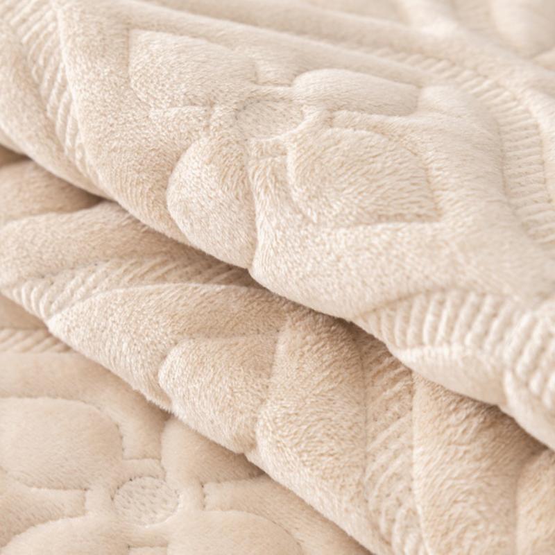 Fashionable Embroidered Plush Sofa Cushion Home Living Room Decoration Anti Slip Backrest Towel Modern Minimalist All Inclusive Universal Sofa Cover