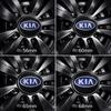 ENTQ1 4pcs 56mm 60mm 65mm 68mm Car wheel emblem Wheel Center Hub Cap auto Rim refit badge covers sticker styling accessories For kia 54A