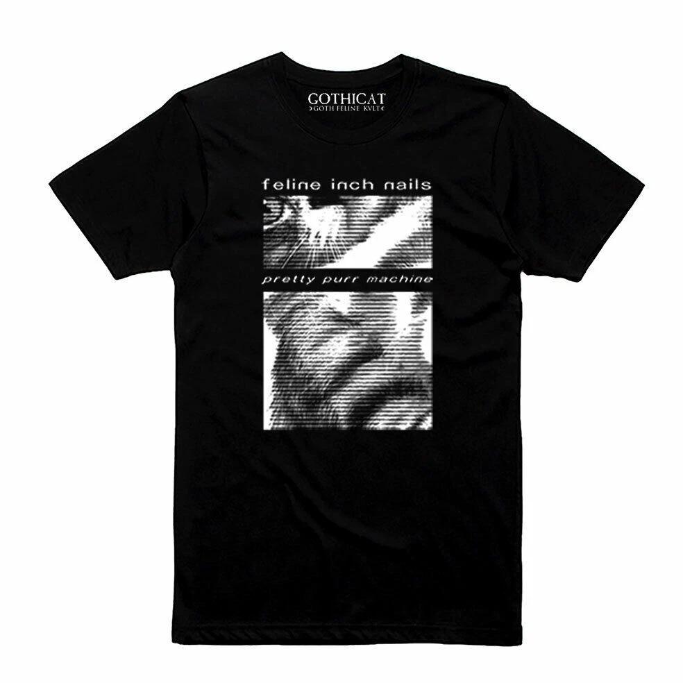 Feline Inch Nails Pretty Purr Machine - T-Shirt S