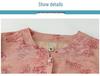 Summer Plus-Size Two-Piece Stylish Set for Middle-Aged & Elderly Women with Short Sleeves