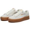 New PUMA Smash Platform Frill 'White Gold' Women's 366928-04