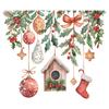 Weihnachtshaus Toilettenaufkleber Frohe Weihnachten Partydekoration 2025 Xmas Badezimmerdekor Navidad Natal Neujahrsgeschenk 2026 Poster