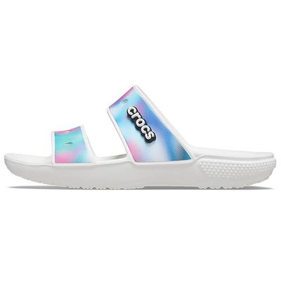 Classic Aurora Colorful Slide Sandals Unisex Sandals White 207771-94S