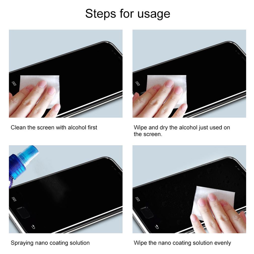 Nano Screen Protector Fade Fingerprints High-Definition Tool Spray for Computer Screen Monitor