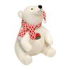 Cute Cute Christmas Polar Bear Doll Plush Toy White Polar Bear Doll Children Christmas Rag Doll