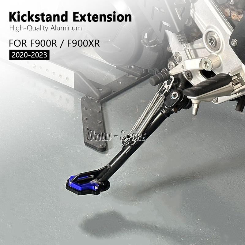 New Motorcycle Kickstand Side Stand Extension Foot Pad Support Fit For BMW F900R F900XR F 900 R F900 XR 2020 2021 2022 2023 2024