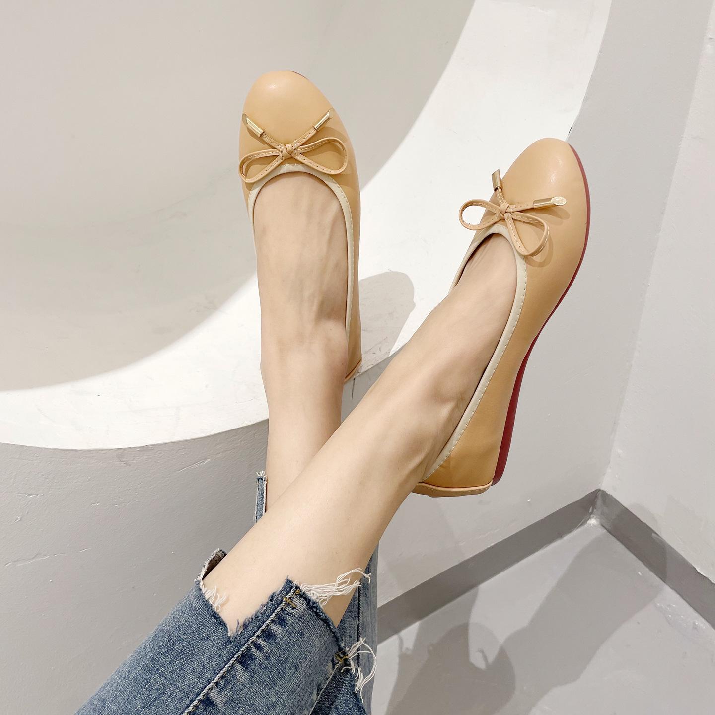 Одиночные туфли Женские туфли на плоской подошве Мягкая повседневная обувь большого — фото 9