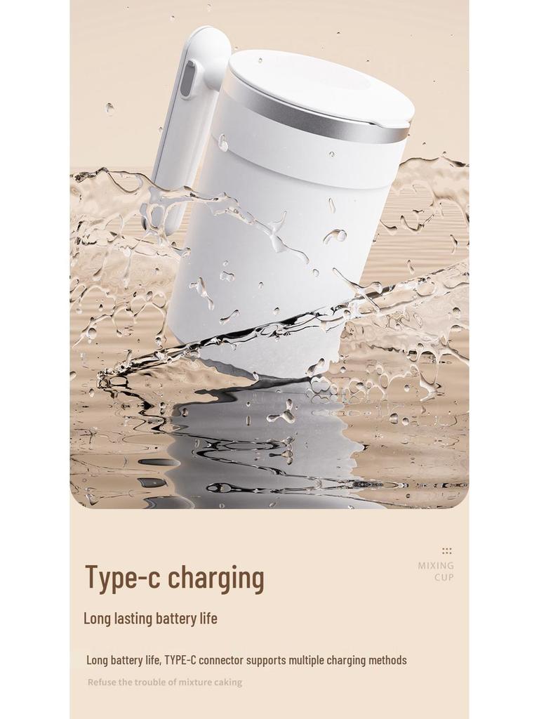 Kreativer Selbstumrührender Kaffeebecher mit Magnetischer Ladefunktion und Temperaturanzeige