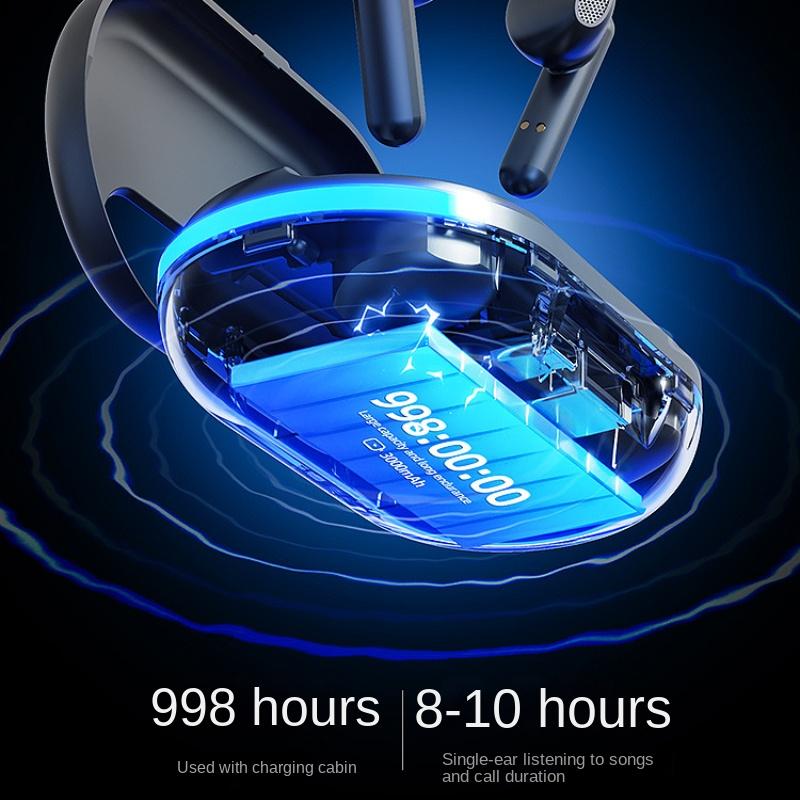 Vezeték nélküli Bluetooth fejhallgató fülbe helyezhető fejhallgató HIFI hangeffektusok Ultra hosszú akkumulátoros fülhallgató