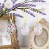 Plastic Easter Eggs, Pack Of 6 Printed Plastic Easter Eggs Loose Plastic Easter Eggs Empty Easter Eggs Plastic Eggs