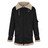 Men's Thickened Long Sleeves Coat Faux Leather Fleece  Jacket Outerwear