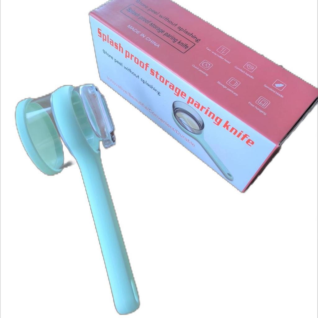 Compact Storage Peeler with Built-in Knife for Fruits & Vegetables