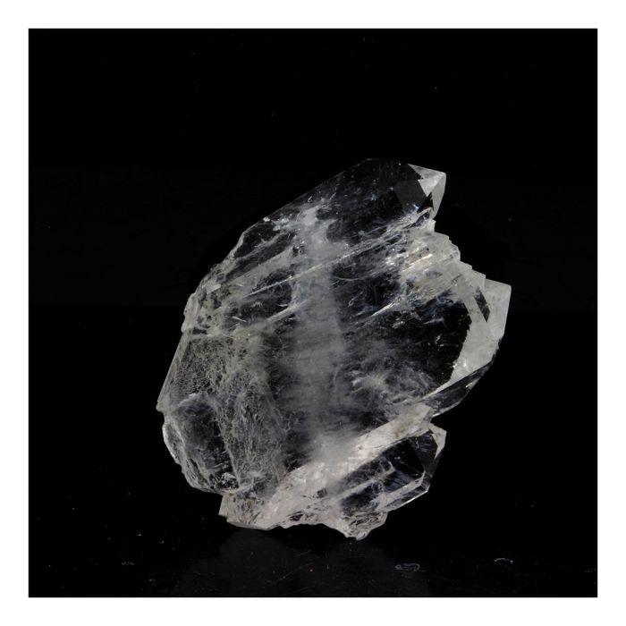 Pierres et Minéraux. Quartz à âme (faden quartz). 27.45 ct. La Table, Chambéry, France.