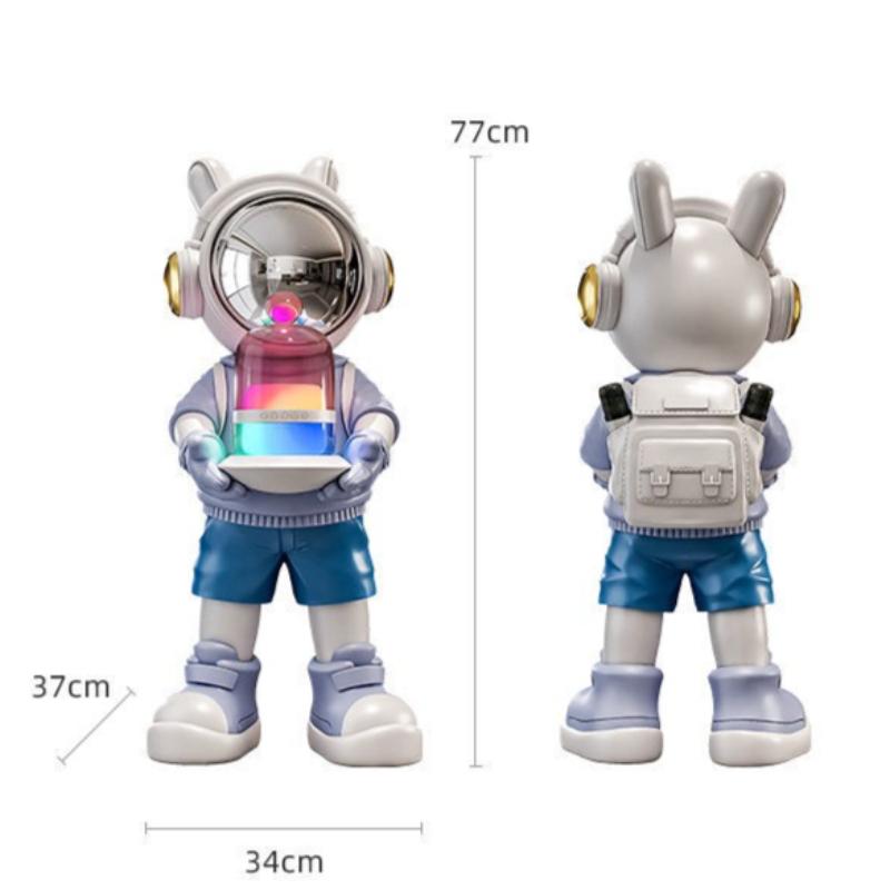 Astronaut Sculptures Bluetooth Speaker Living Room Creative Large Astronaut Statue Decoration Figurines Home Ornaments Gift