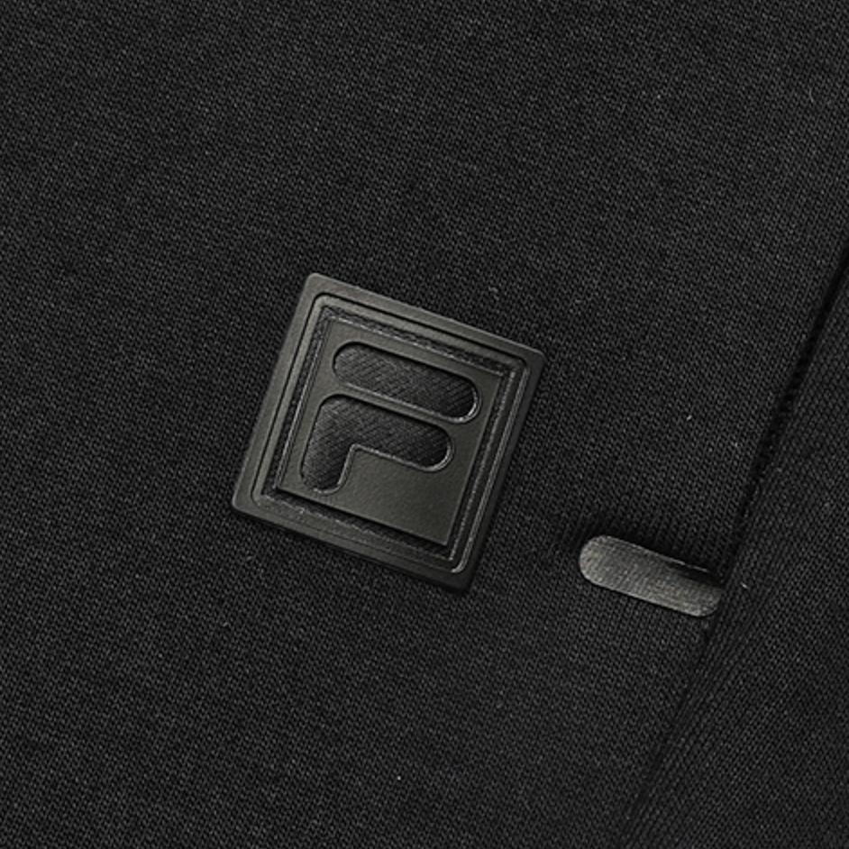 FILA Solid Color Knit Cuffed Casual Pants Men bottoms Black F11M317603F-BK