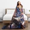 Fate Saber Anime Blankets Fleece Stay Night Japan Game Warm Throw Blanket for Car Sofa Couch Bedspread