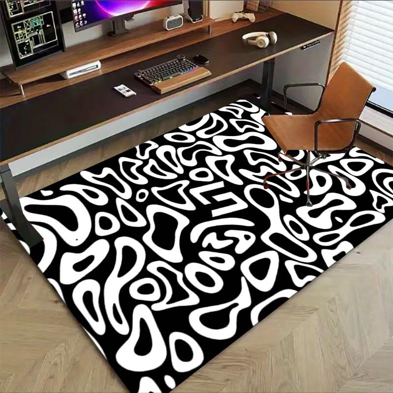 1PC Abstract Pattern Extra Large Non Slip Floor carpet, Office, family, bedroom, Studio Large Area Rug Indoor Rugs, , Vibrant Colors