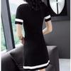 Summer 2025 Women's V-neck Slimming Plus Size Knit Dress
