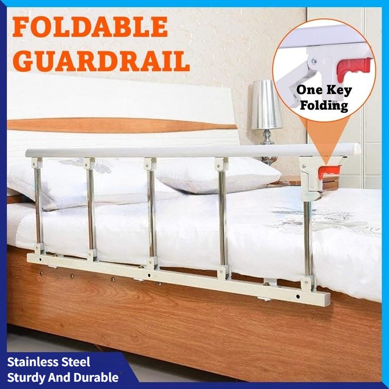 Household Foldable Bed Guardrail Safety Assist Handle Elderly Bedridden Pregnancy Bed Railing Guard Rails