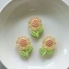 5Pcs Resin Tulip Flowers DIY Tulip Sunflower Shoe Craft Accessories Charms Flower Ornaments for Jewelry Shoes