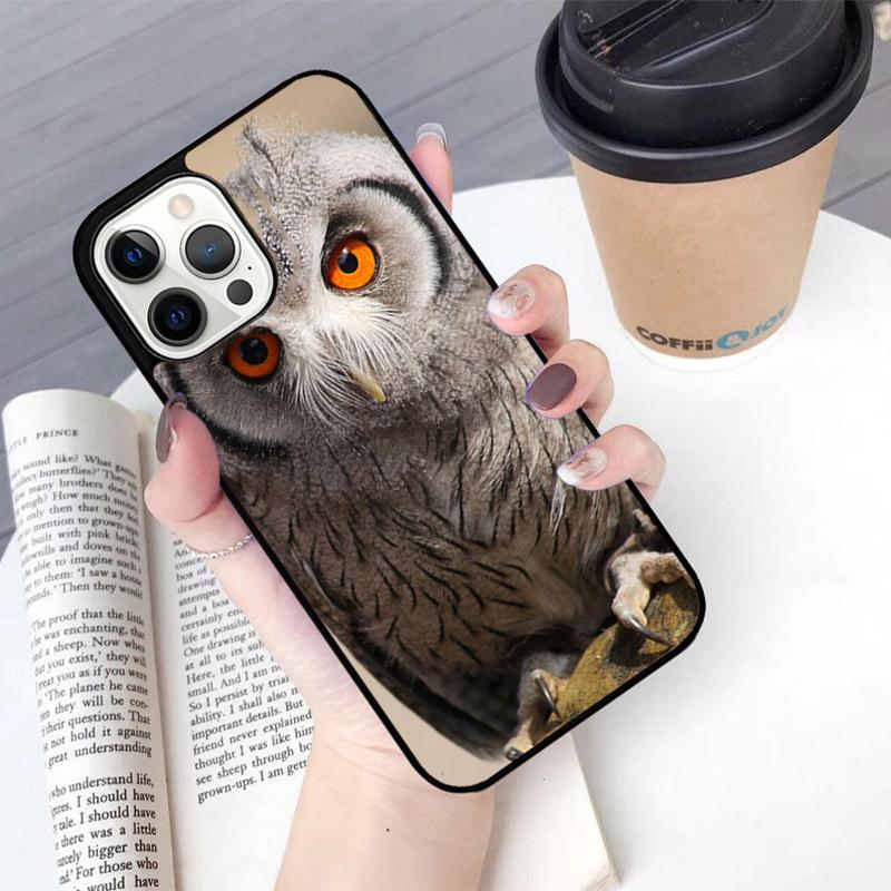 

Owl Animal Pattern Phone Case For iPhone 17 Air 13 12 14 15 16 Cover For Apple Pro Max 6S Plus Coque iPhone 15plus