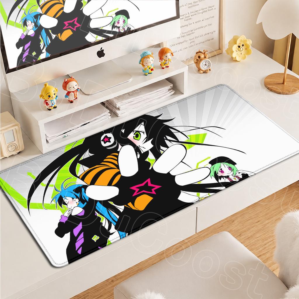 900x400mm Laptop Anime Keyboard Desktop Mats Lucky Star Kawaii Girl Konatas Izumis Mouse Pad Large Extended Non-slip Game Carpet