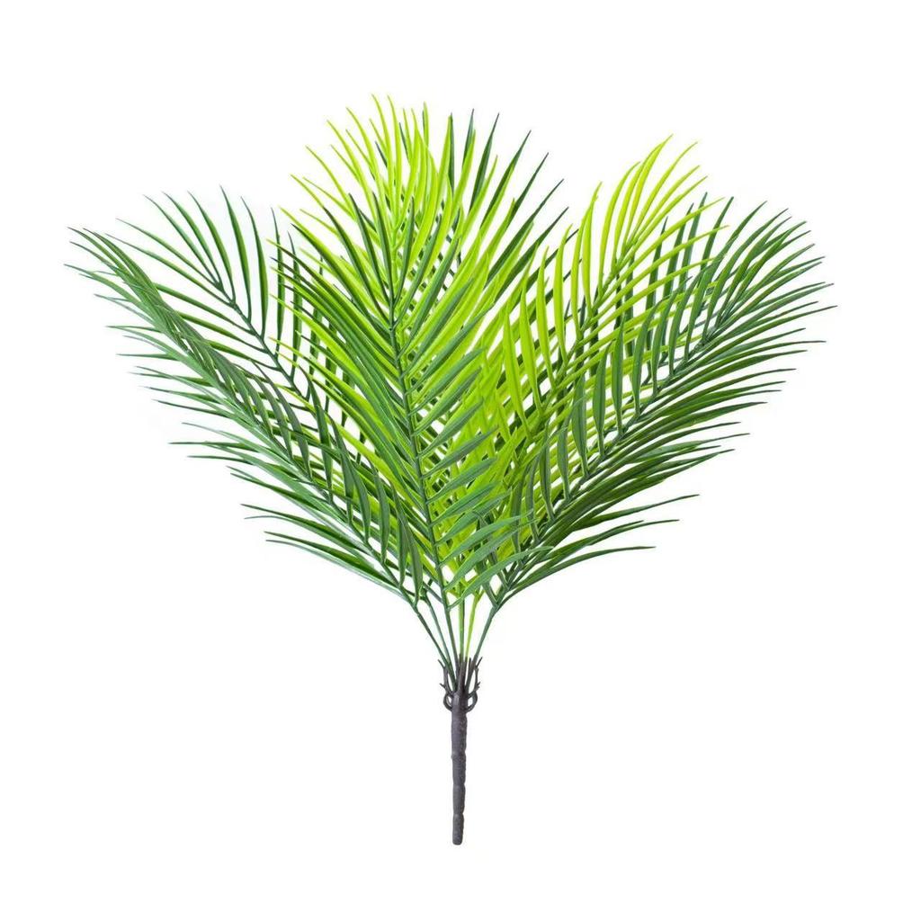 Artificial Palm Plants,Faux Plastic Palm Leaves Decor for Outdoor Indoor Garden,DIY Party Wedding Decoration Planter Filler