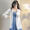 Neuer Sommer Koreanische Edition Mode Einfach Pendeln Einfarbig Vielseitig Dünn Dreiviertel Mittellang Anzugmantel für Damen