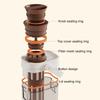 Transparent Coffee Cold Brew Pot 1L Tea Pitcher Household Water Kettle  Office