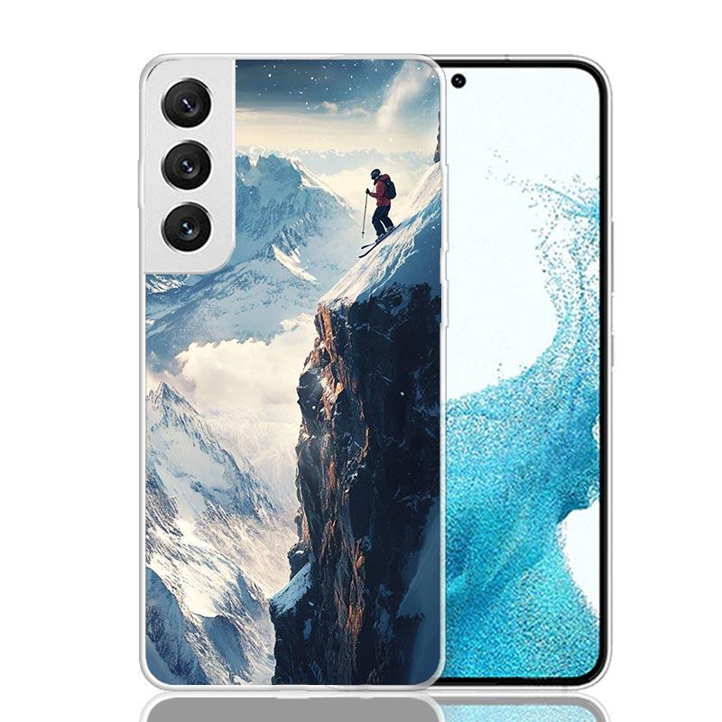Adventure Snowboarding Extreme Phone Case For Samsung Galaxy S26 S25 Edge S24 S23 FE S22 Ultra S21 Plus S20 + Fundas Cover Coque