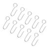 80Pcs Curtain Hooks Small Size Lightweight Rustproof Durable Easy Installation Drapery Hooks for