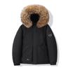 Trendige Winter-Daunenjacke mit Pelzkapuze - Verdickter Skianzug für Damen & Herren