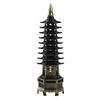 Feng Shui Zinc Alloy 3D Model Chinese Wenchang Pagoda Tower Crafts Statue Souvenir Home Decoration Metal Handicraft