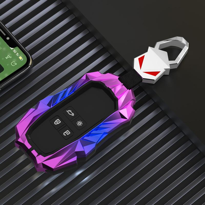 Zinc Alloy Car Key Cover For Renault Megane 3 4 Kadjar Captur Koleos Espace Clio Scenic 4 Arkana Smart Remote Protect Case