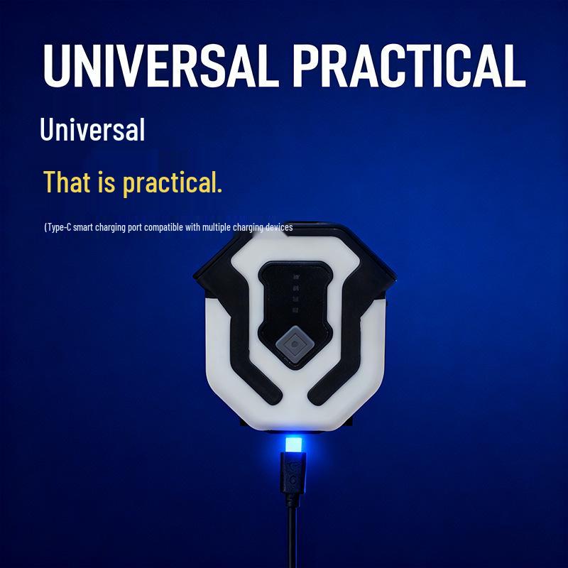 Waterproof LED Clip-On Cap Light: USB Rechargeable, Multifunctional Flash for Night Patrol, Fishing, and Riding