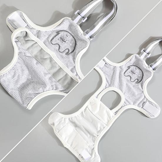 Design krku Měkký prodyšný kreslený potisk medvěda Pet Psí plenka Hygienické kalhotky Pet