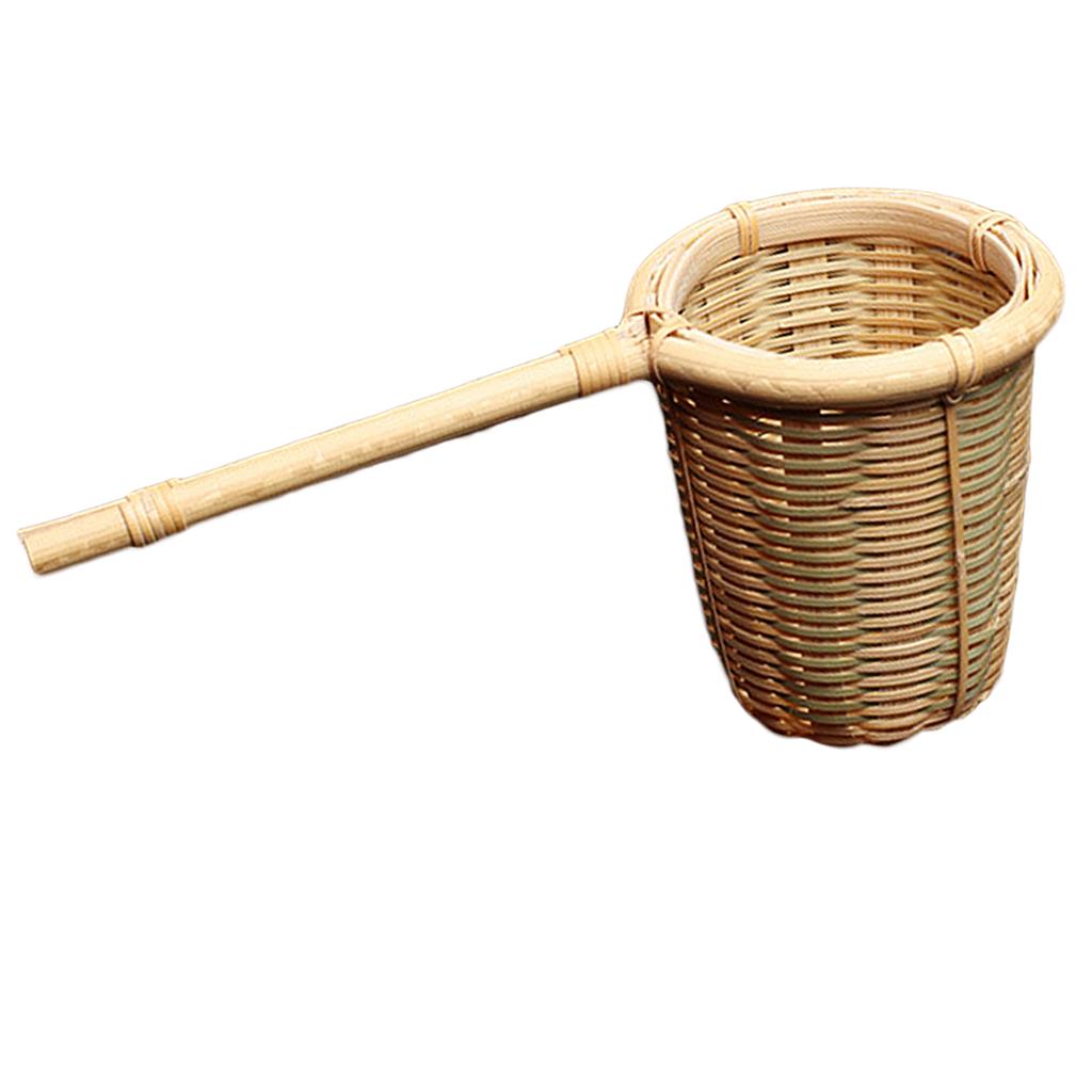 Bamboo Infuser Strainer Mesh Tea Filter Spoon Locking Spice Plain Nature For Spices, Loose