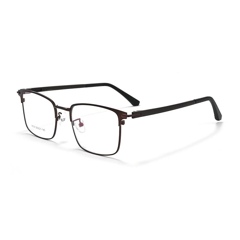 Retro Business Urltra-Light Prescription Eyebrow Glasses Square Anti Blue Ray Photochromic Progressive Optical Myopia Eyeglasses