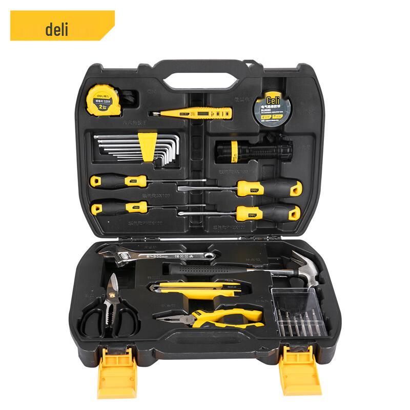 Deli 27-Piece Multi-functional Household Tool Set