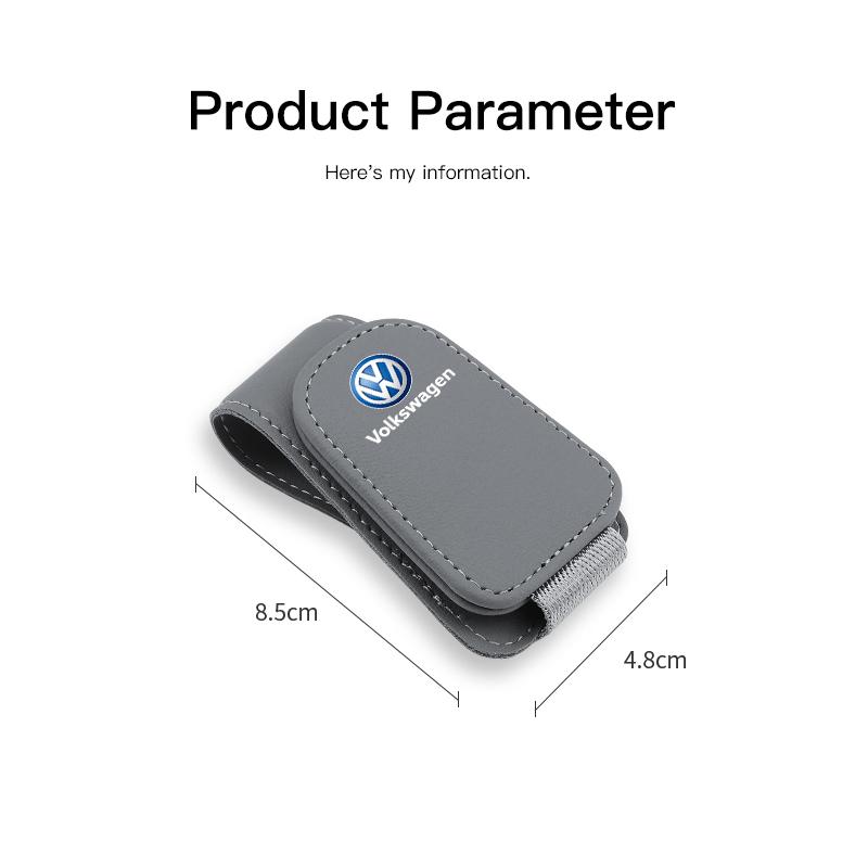 For VOLKSWAGEN VW Car Interior Sun Visor Eyeglasses Holder Sunglasses Clip For Volkswagen VW Golf Passat Tiguan Polo Touareg Mag