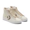 Converse Cons Pro Leather Wrapping Non-Slip and Abrasion Resistant High-Top Board Shoes Unisex Off-White