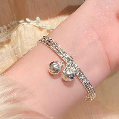 Multi-Circle Bell Bracelet Women'S Tide Simple Cold Wind Versatile Bracelet Light Luxury Niche Temperament High-End Jewelry